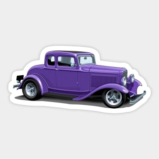 1932 Ford 5 window coupe Sticker